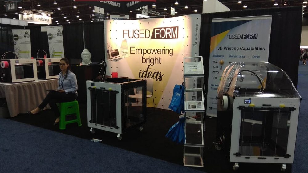 Stand de Fused Form en Rapid+TCT, Estados Unidos